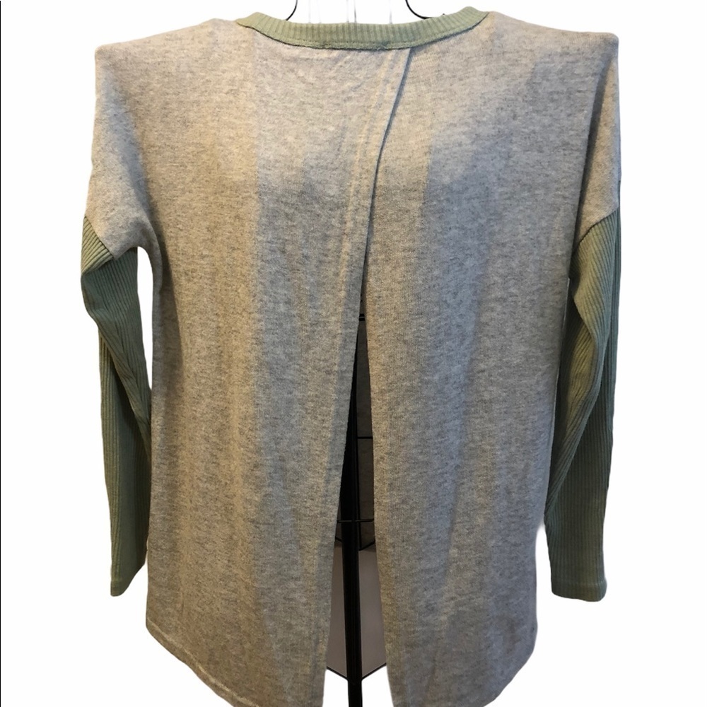 Open Cross Back Sweater by Doe & Rae - Picture 3 of 6